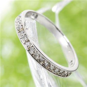 0.2ct ダイヤリング 指輪 エタニティリング 13号の画像