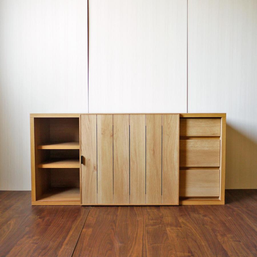 ナチュラルなサイドボード 120 / 北欧スタイルのリビング収納