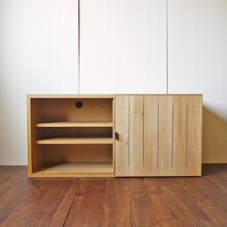 ナチュラルなサイドボード 120 / 北欧スタイルのリビング収納