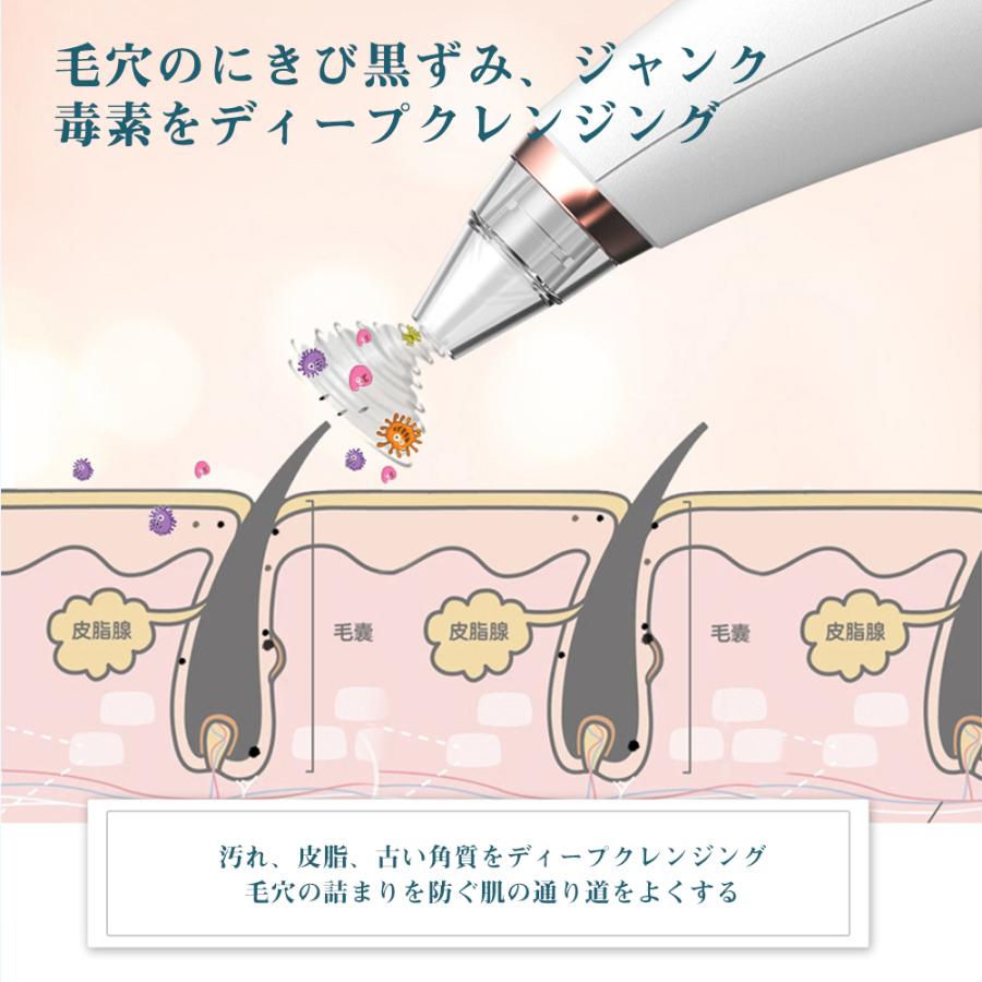 毛穴吸引器 美顔器 強力 毛穴ケア 5段階吸引力 いちご鼻 小鼻 角 毛穴吸引器 美顔器 強力 毛穴ケア 5段階吸引力 いちご鼻 小鼻 角