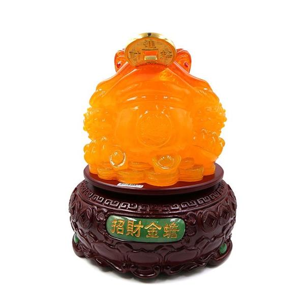 新入荷♪ 2021年開運グッズ 琥珀カラー 三脚蛙カエル 置物 風水アイテム 三足蛙 風水グッズ 財運アップ インテリア 銭蛙 送料無料