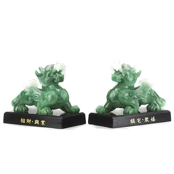 新入荷♪】ヒキュウ ペア 貔貅 雌雄一対 置物 風水 開運アイテム