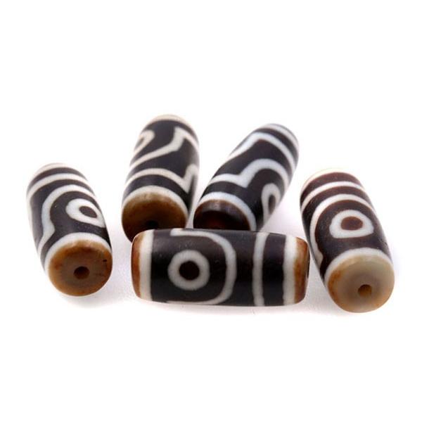 チベット天珠 二眼天珠 天珠 ニ眼天珠 ビーズ 粒売り バラ売り