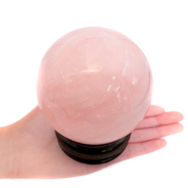 ピンク水晶玉 約20cm