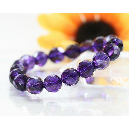 ブレスレット アメジスト 紫水晶 パワーストーンアクセサリー 天然石