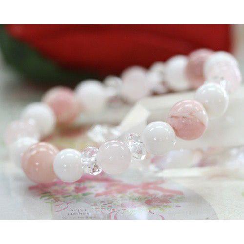 ローズクォーツ・コーラル・水晶