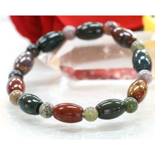 腕輪念珠 ブレスレット ブラッドストーン 血石