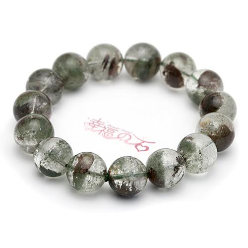 グリーンガーデンクォーツ マダガスカル産 ブレスレット 6.5mm 16.5cm