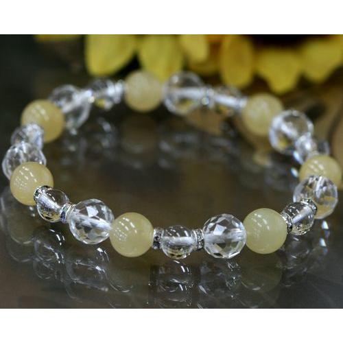 ブレスレット アラゴナイト 水晶 パワーストーン 天然石 アクセサリー