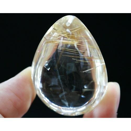 【 1点物 】ゴールドルチルクォーツ　ゴールドルチル　ルチルクォーツ　タイチンルチル　原石　裸石　ペンダントトップ　ペンダント　天然石　パワーストーンの画像