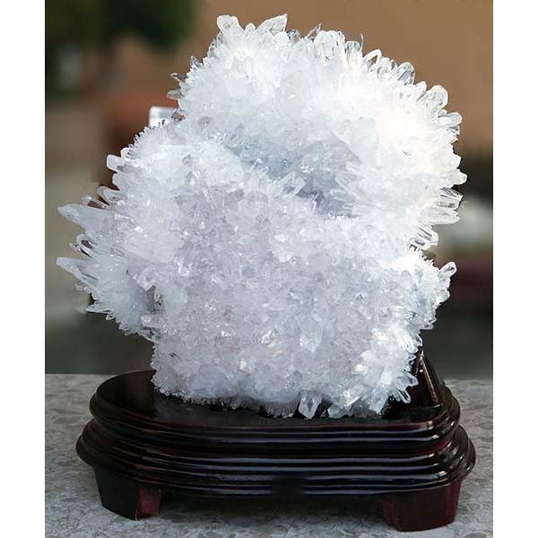 クラスター 水晶 浄化 水晶 クラスター 専用台座付き 浄化用
