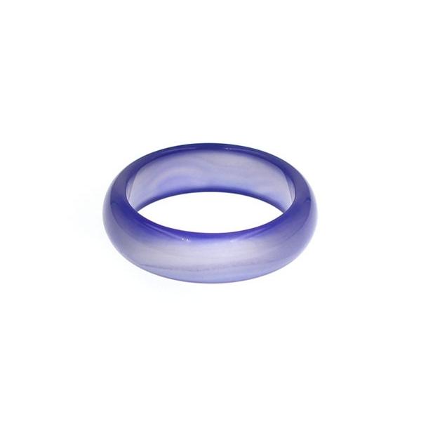 指輪 NEW ブルーアゲート リング 青瑪瑙 メノウ 丸リング 天然石
