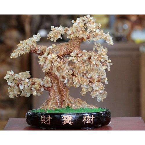 シトリン水晶パワーストーンツリーNo.18