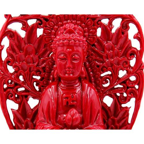 置物 釈迦如来 八角台座 唐草光背 お釈迦様 仏像 仏様 風水置物