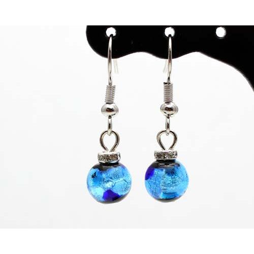 ホタルガラス アクセサリー ホタル石 ピアス 光るか光らないか選べます