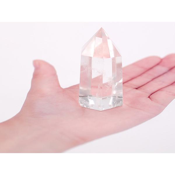 天然 水晶 ポイント クリスタル 天然石 六角柱 原石 置き物 浄化