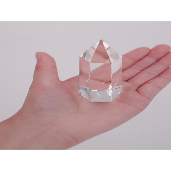 天然 水晶 ポイント クリスタル 天然石 六角柱 原石 置き物 浄化