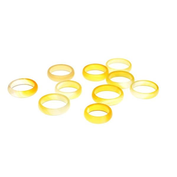 指輪 ピンクアゲート ブルーアゲート グリーンサードオニキス イエロー