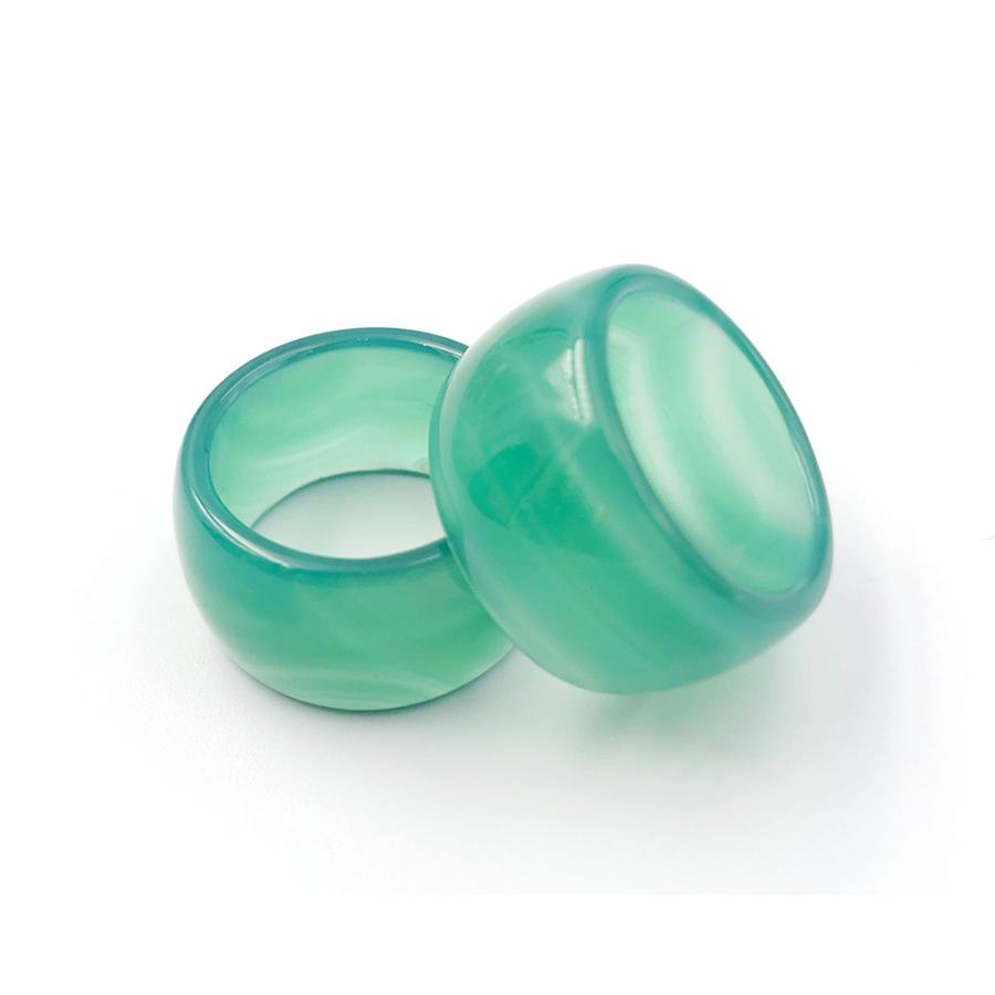 天然石 リング 指輪 くり抜きリング カーネリアン サードオニキス