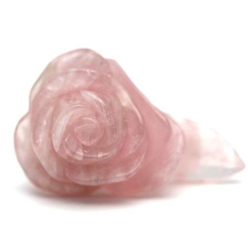 ローズクォーツ薔薇の彫刻約5×3×3cm