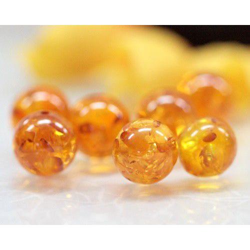 天然石 粒売り バラ売り パワーストーン 琥珀 合成琥珀 アンバー 12mm