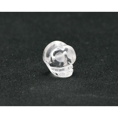 天然石 粒売り バラ売り パワーストーン クリスタル 髑髏形 水晶 