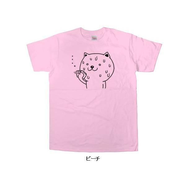 滝汗ネコ」Tシャツ（半袖） 猫 ねこ tシャツ プレゼント ギフト ティー