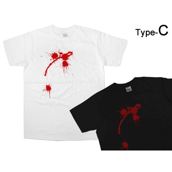 ハロウィンに最適　血痕風Tシャツ ハロウィン特集・ゾンビ衣装「コスプレ 血のりTシャツ」（半袖Tシャツ