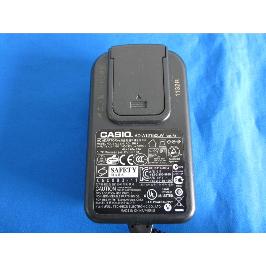 HAD-16□CASIO 純正 ACアダプタ AD-12MLA AD-A12150LW Ver.F3 12V 1.5A