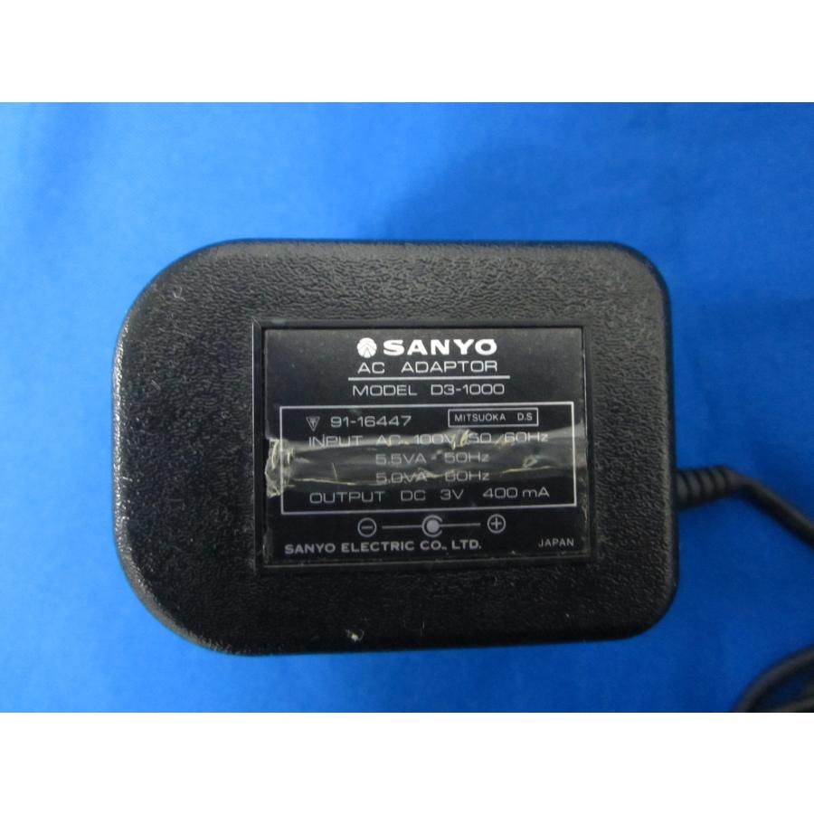 HAD-16□SANYO カセットプレイヤー用 ACアダプタ D3-1000 JJ-P40等
