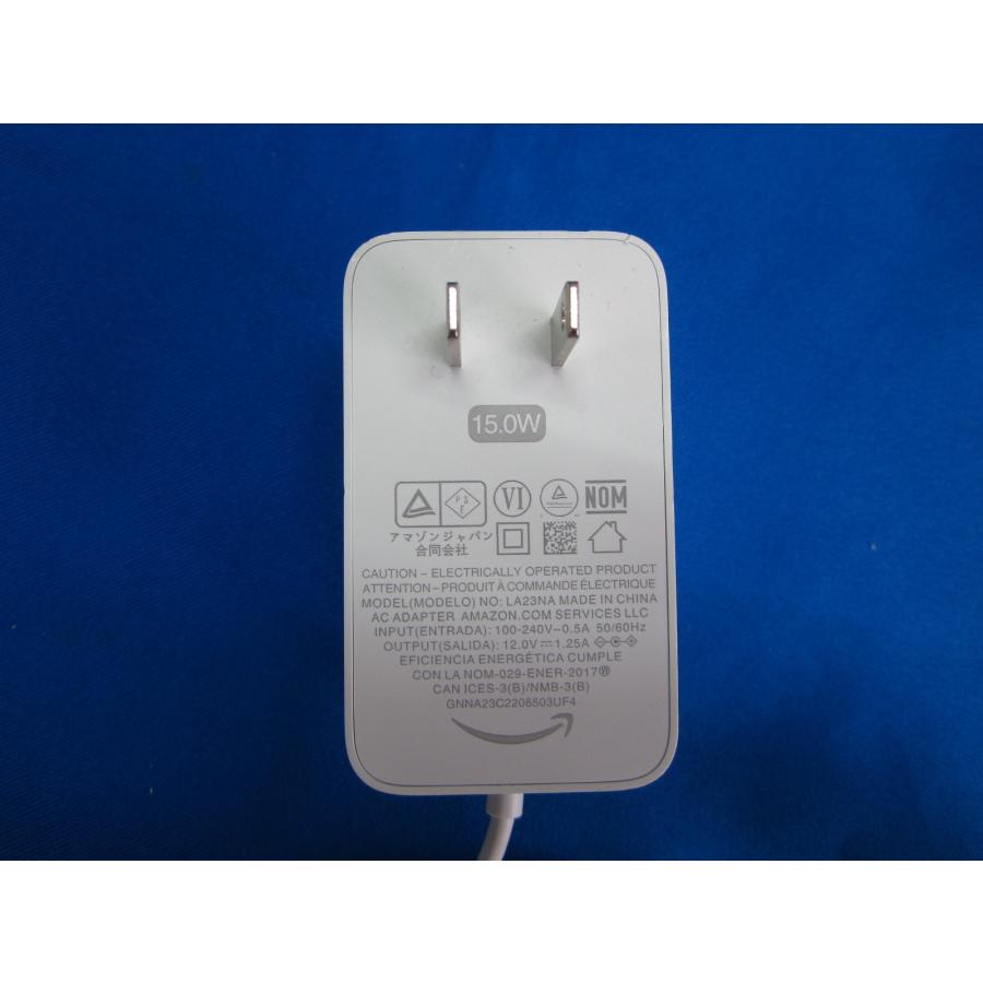 HAD-23□Amazon 純正 ACアダプタ LA23NA センタープラス 12.0V 1.25A