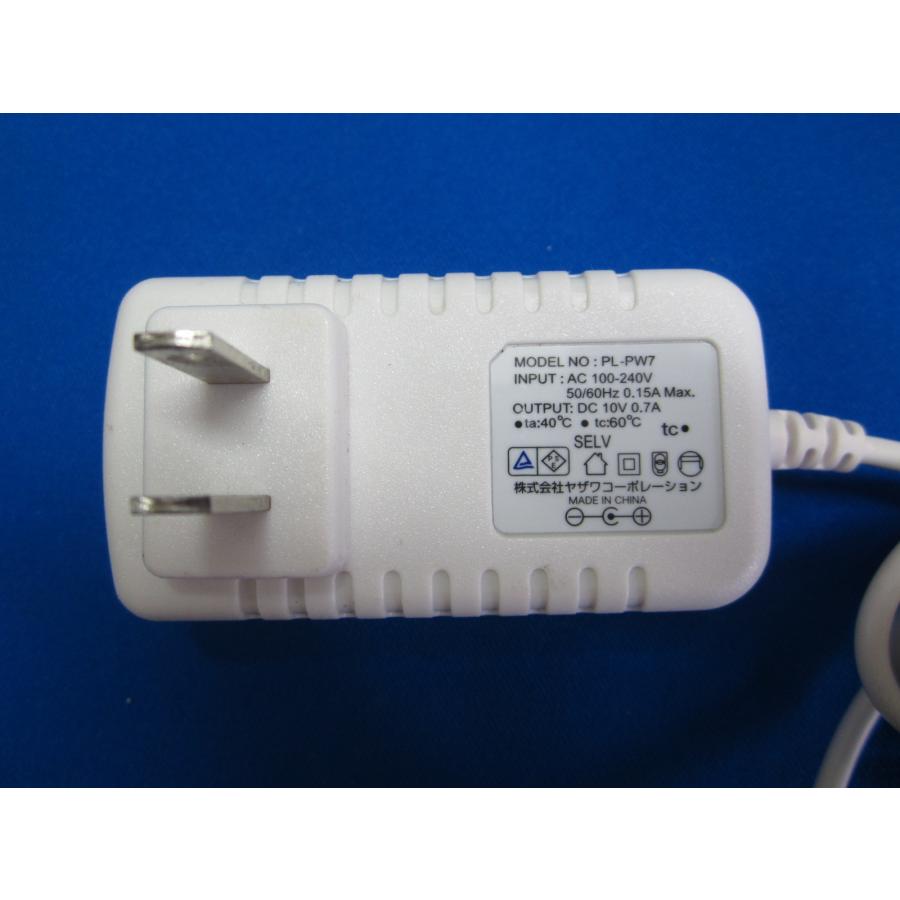 HAD-30□ヤザワ ACアダプタ 7Wスタンドライト用 ホワイト PL-PW7 10V