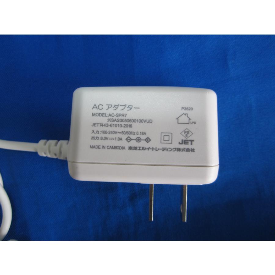 HAD-31□東芝 ACアダプタ AC-SPR7 6.0V 1.0A 動作保証 : 888スリー