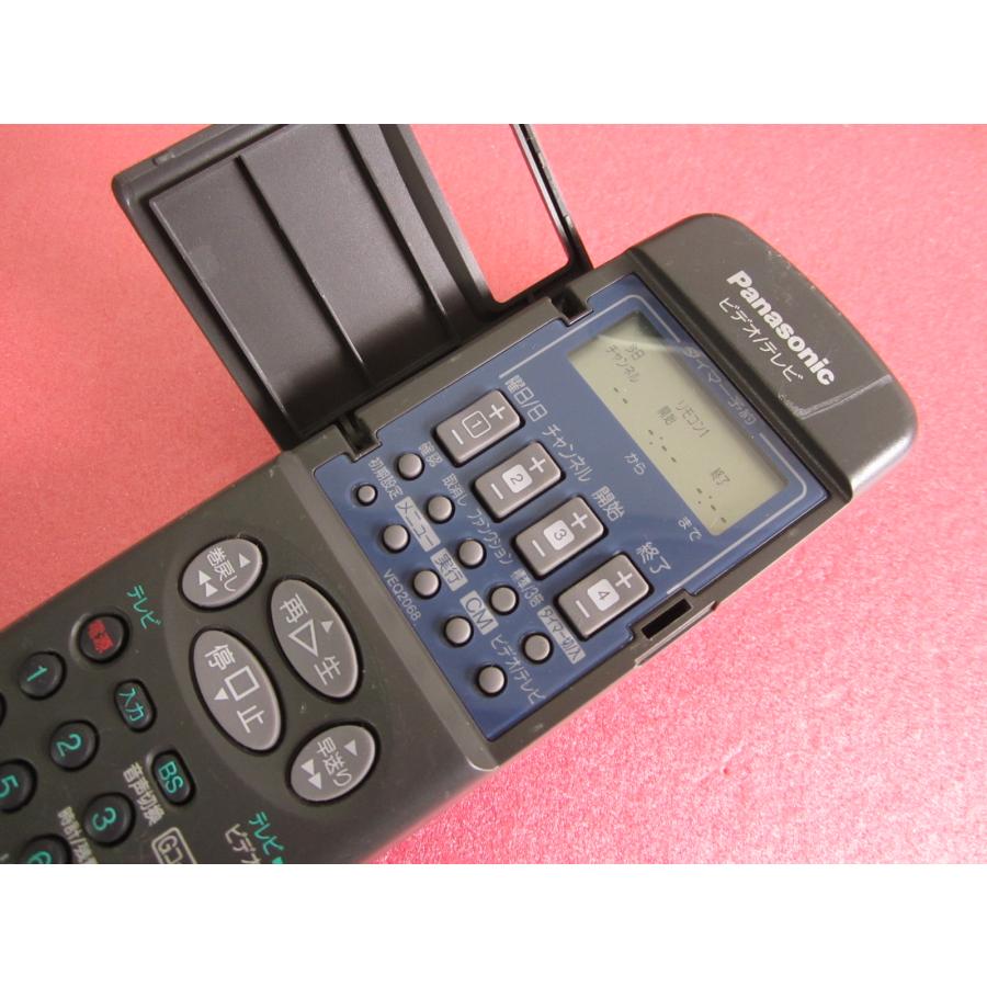 HRP-7□Panasonic (NV-H220G用) ビデオ/テレビリモコン VEQ2068 動作