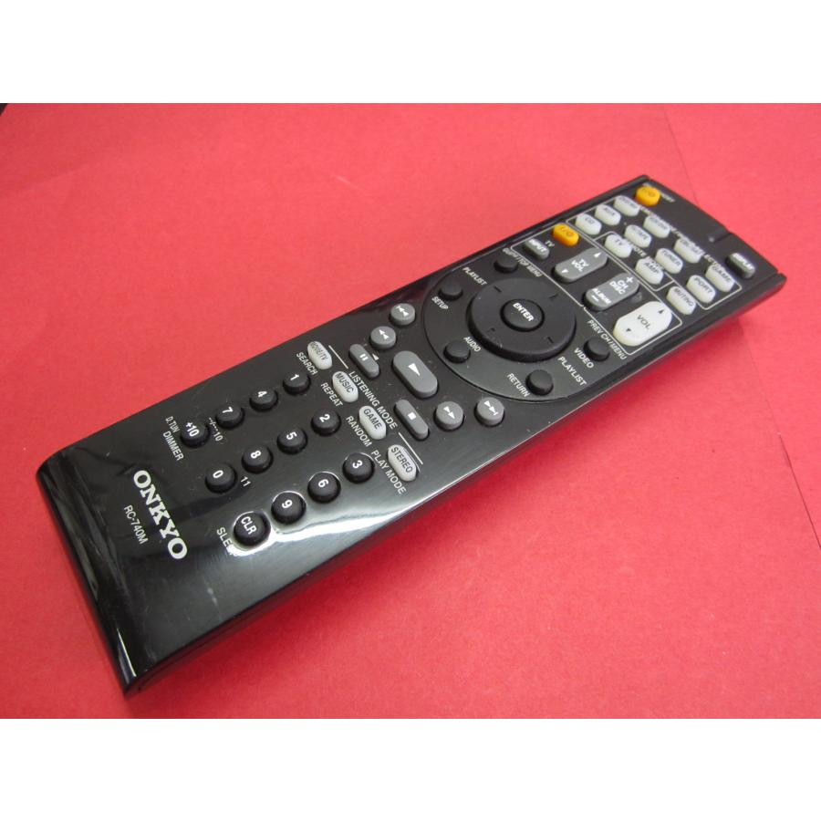 HRZ-1□ONKYO (TX-SA607 TX-SA507 等用) オーディオリモコン RC-740M