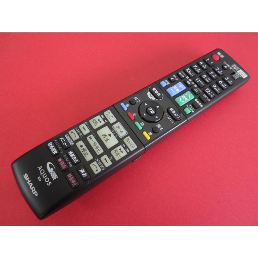 500GB シャープ AQUOS BDレコーダー☆BD-W550☆リモコン付 8 HRW-3□シャープ (BD-S550 BD-T2500 BD-T1500 BD-W1500 BD-W550用