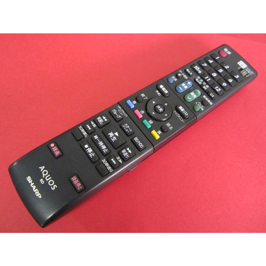 【中古】シャープ BDリモコン GA684PA HRW-7□シャープ 訳有り (BD-HDW30 BD-HDW25 BD-HDW22用) レコーダー用