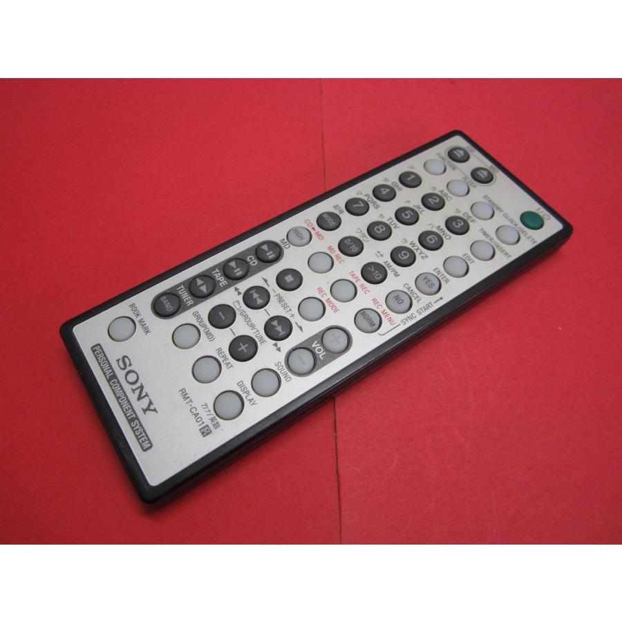 RAB-7□SONY (CMT-A01MD 用) CD/MD/カセットコンポ オーディオリモコン