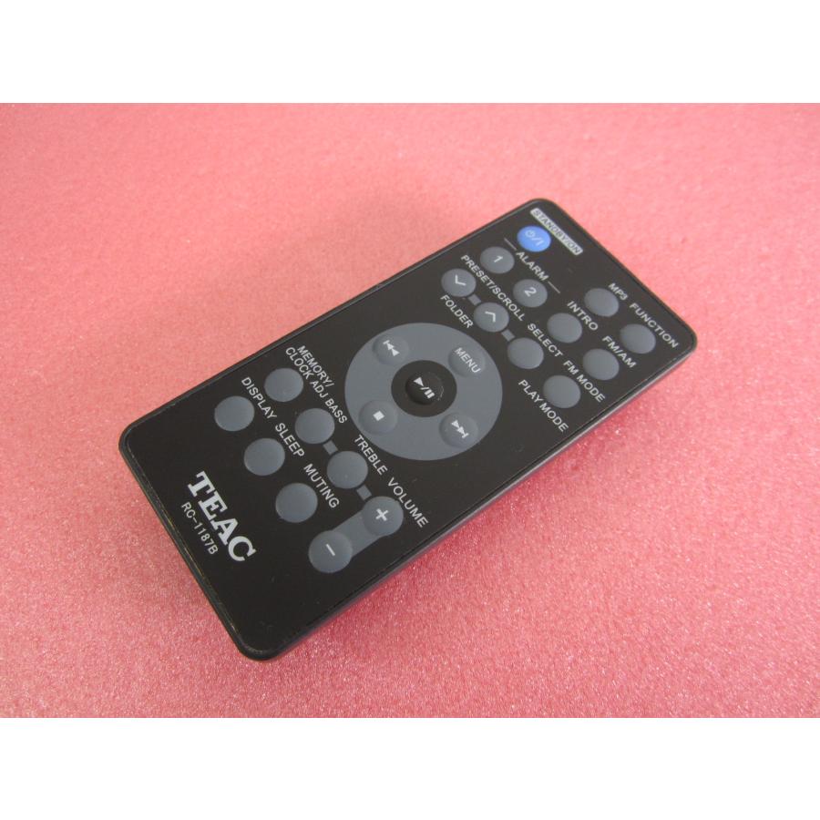 HRN-1□TEAC (SR-L250i 用) オーディオリモコン RC-1187B 動作保証
