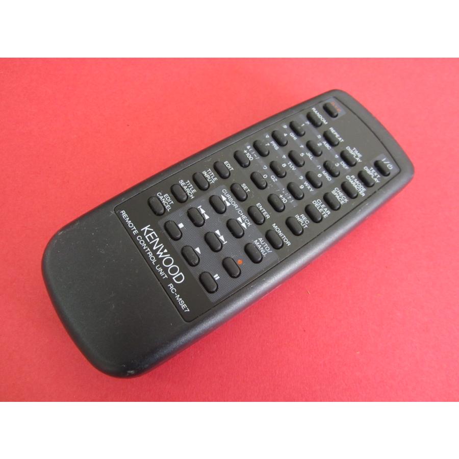 HRV-8□ケンウッド (DM-SE7 DM-SG7用) リモコン RC-MSE7 動作保証