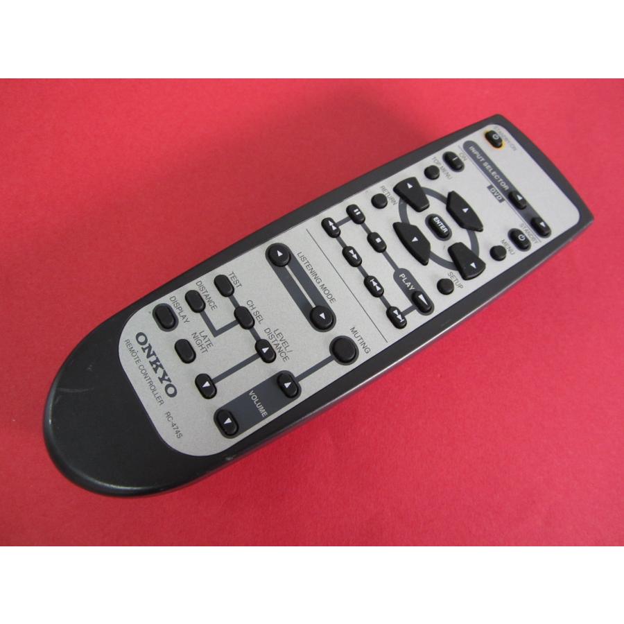 HRX-2□ONKYO (DHT-L1 ED-L1 用) オーディオリモコン RC-474S 動作保証