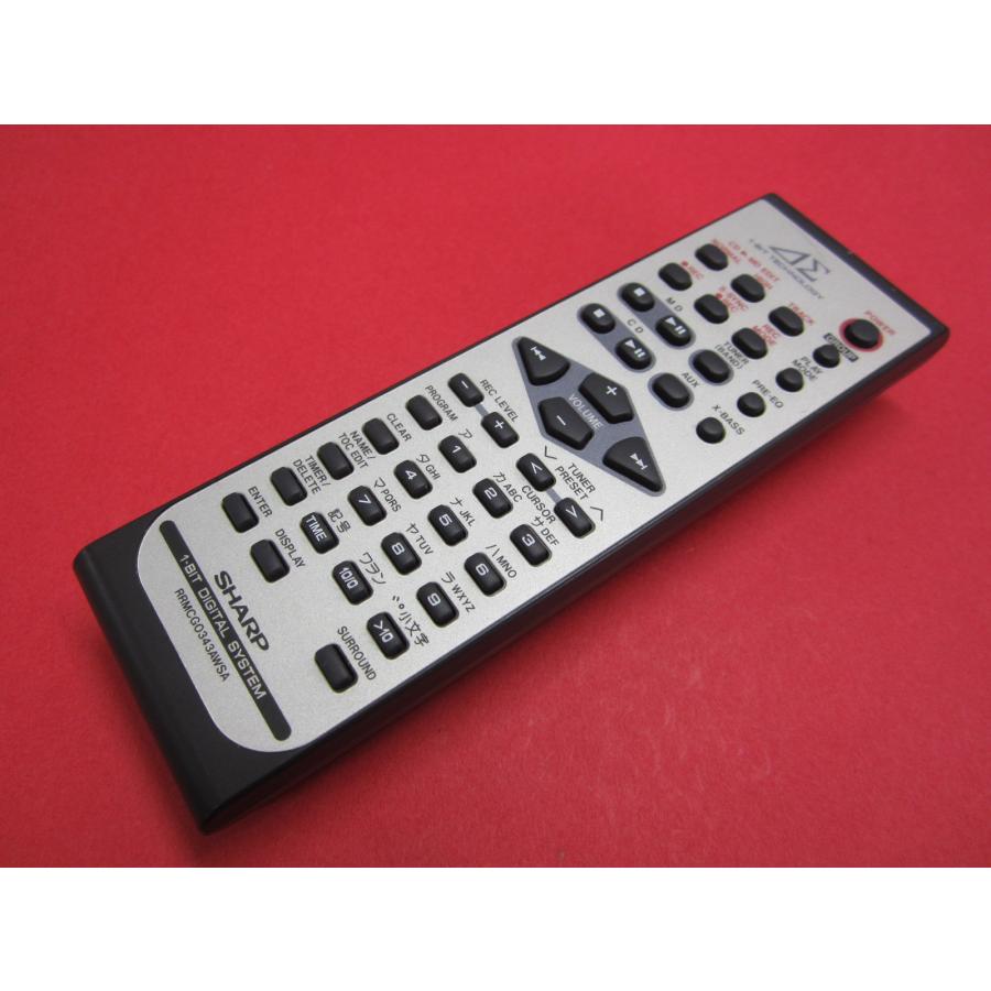 HRY-2□シャープ (SD-CX8用) リモコン RRMCG0343AWSA 動作保証 : 888