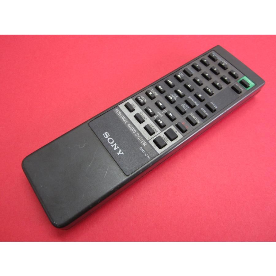 SONY リモコン HRY-4□SONY (ZS-70 用) ラジカセ オーディオリモコン RMT-C70 動作