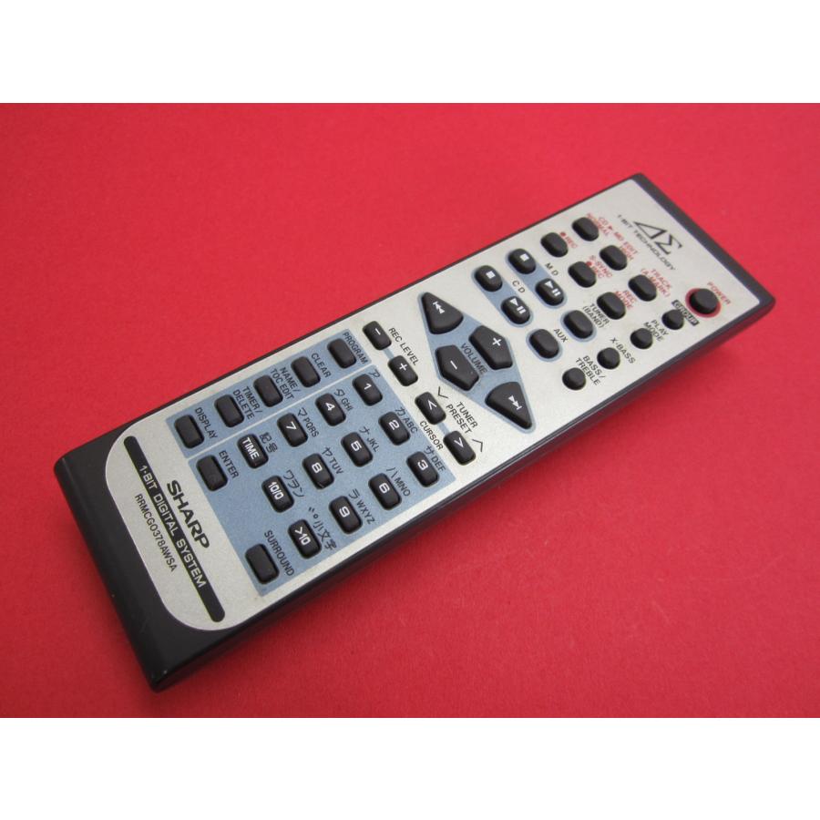 HRY-5□シャープ (SD-CX9用) リモコン RRMCG0378AWSA 動作保証 : 888