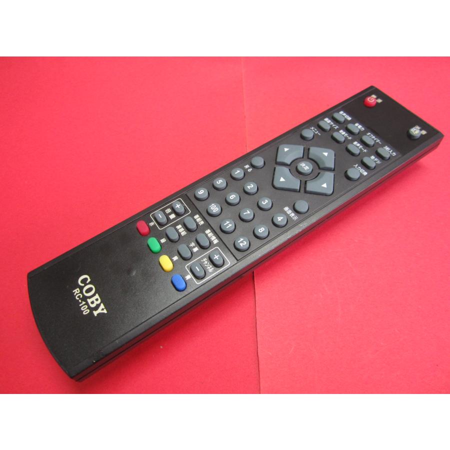 RAB-5□COBY (LEDDTV2427J 用) テレビリモコン RC-100 動作保証 : 888