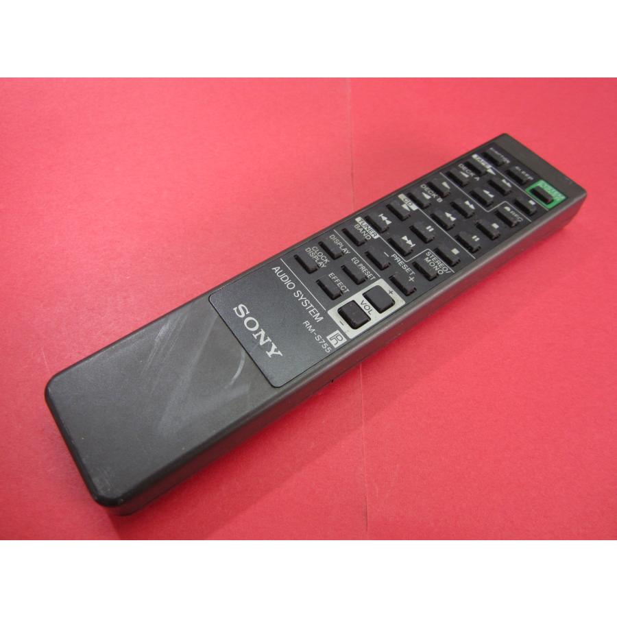 MICRO(マイクロ)CD用リモコン(remote) 適応機種：CD-M2 RAB-6□SONY (HCD-B10 用) コンポ オーディオリモコン RM-S755 動作