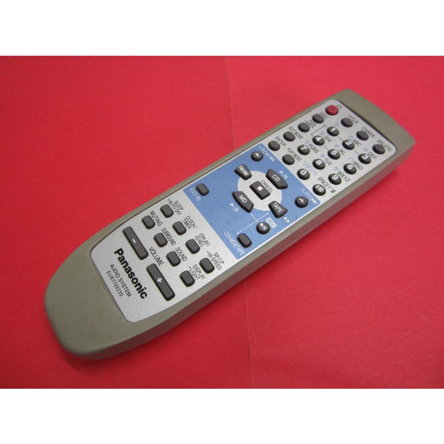 RAB-6□パナソニック (SC-PM57MD用)リモコン EUR7702230 動作保証