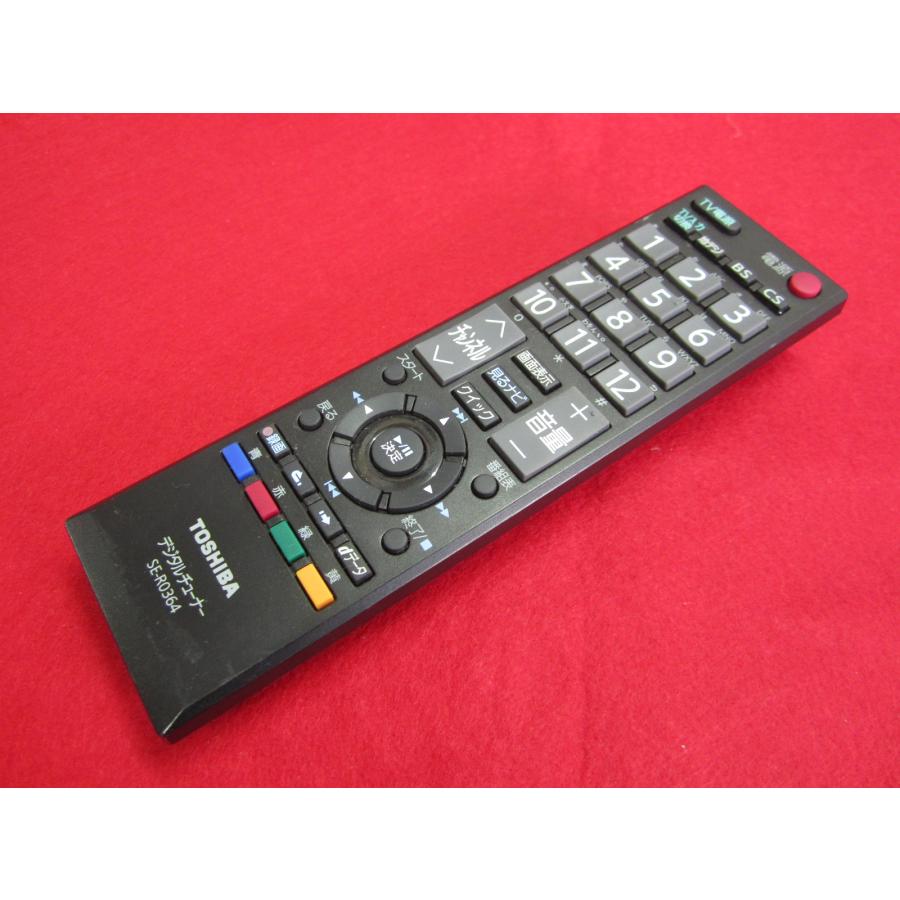 TOSHIBA REGZA DIGITAL TUNER D-TR1 リモコンあり RAD-2□東芝 (D-TR1用) デジタルチューナーリモコン SE-R0364 動作保証
