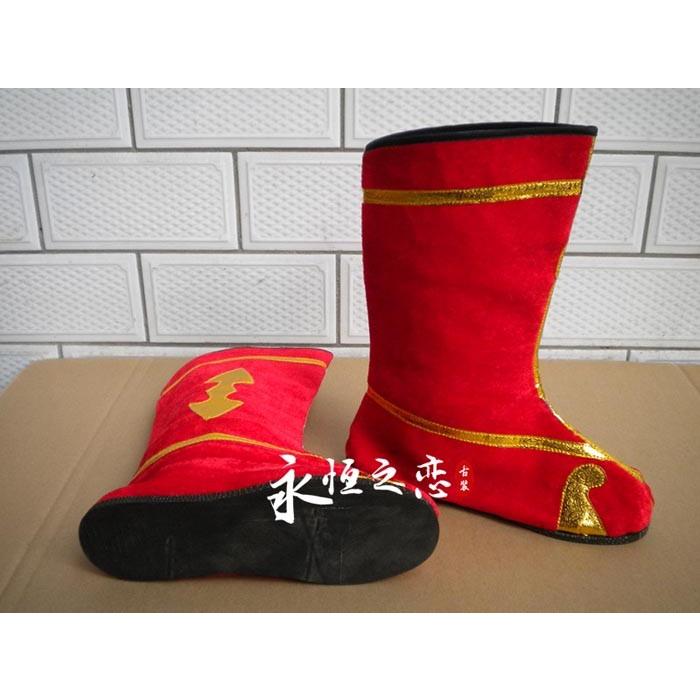 武侠靴 / 武侠シューズ 古装 中国伝統靴 皇帝靴 宮廷靴 民族衣装 演劇