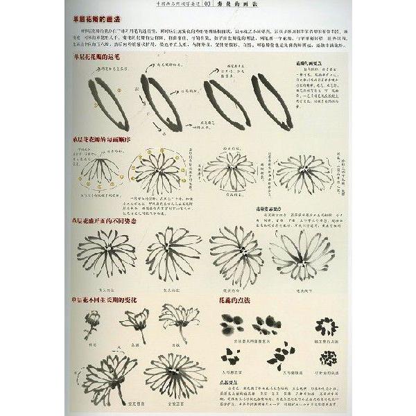 日本画集 墨彩画集 俳画 絵手紙 日本画 美術画集 参考本 菊の花の描き方 Kk 001 黄河文化店 通販 Yahoo ショッピング